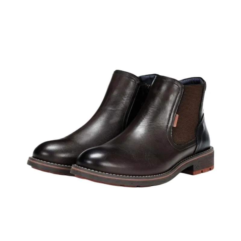 Fluchos TERRY Ankle Boots 3cm Men's Brown-1
