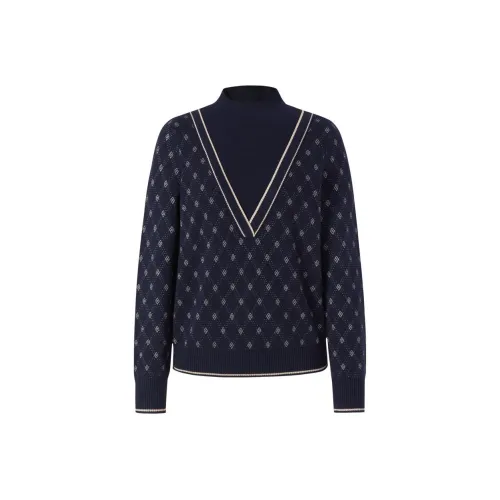JZ Juzui Knitwear Women's Dark Blue