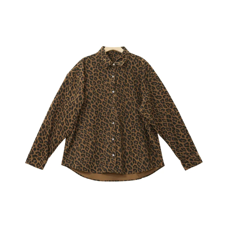 Wen Shan Shirt Women's Leopard Print-0