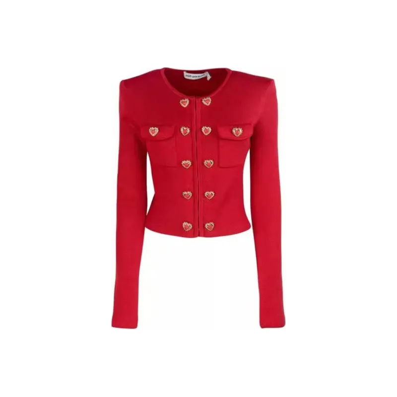 Self portrait Heart buttons Cardigan-0