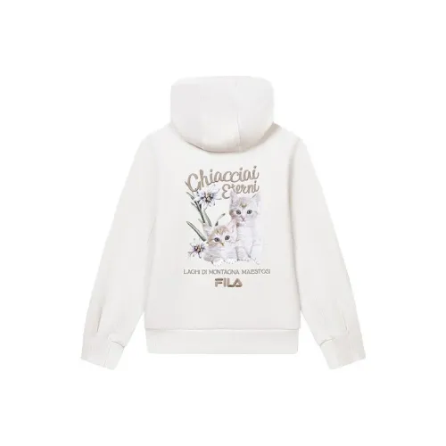 FILA Sweatshirts Women's Light Beige White