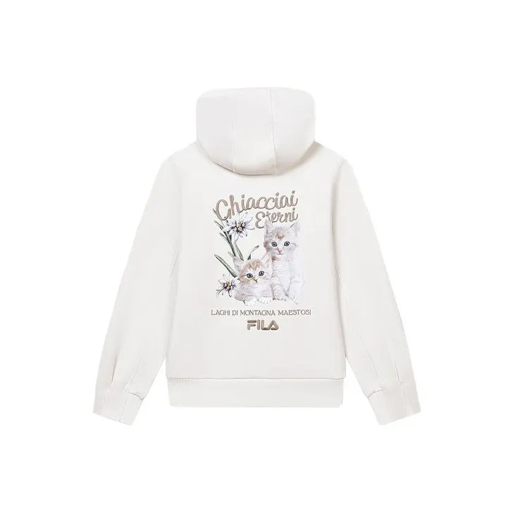 FILA Sweatshirts Women's Light Beige White-0