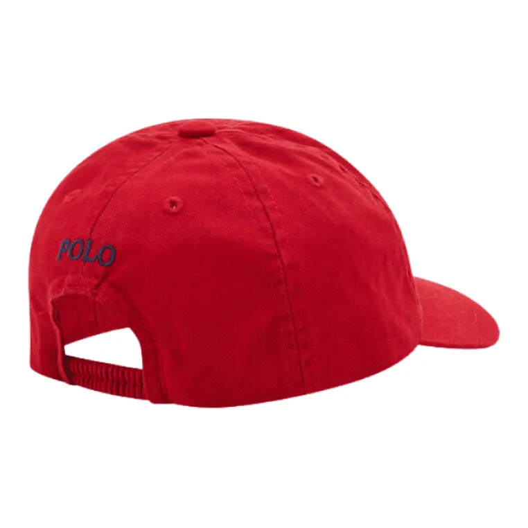 Ralph Lauren Cotton Baseball Caps Kids' Red-1