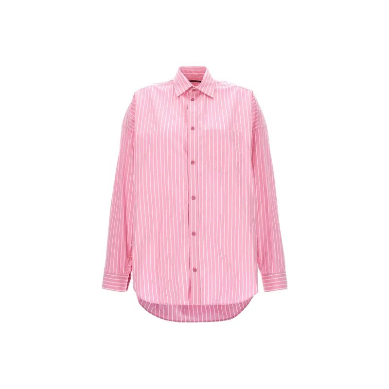 Balenciaga Shirt Regular Fit Women's Pink-0