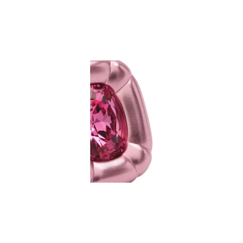 Swarovski Crystal, Aluminum Rings Women's Pink-2