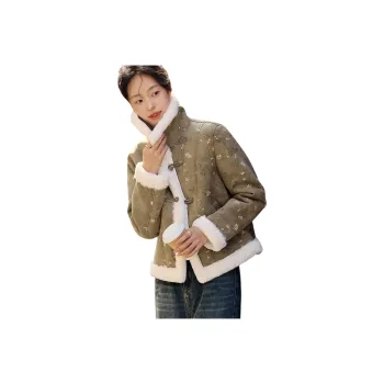 Mo Han Yi Mei Jackets Coats Women's Green