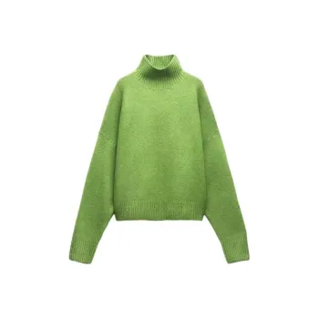 ZARA FW23 Knitwear Women's Apple Green