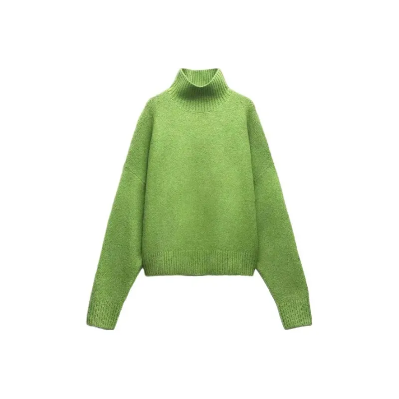 ZARA FW23 Knitwear Women's Apple Green-0
