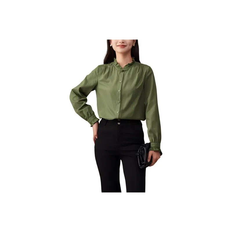 YALIDA Shirts Women's-2