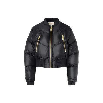 MICHAEL KORS Logo patch Padded Jacket