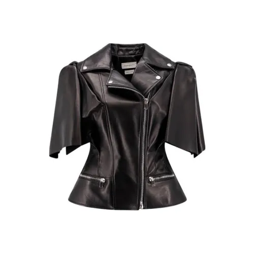 Alexander McQueen Short Sleeved Zipped Jacket