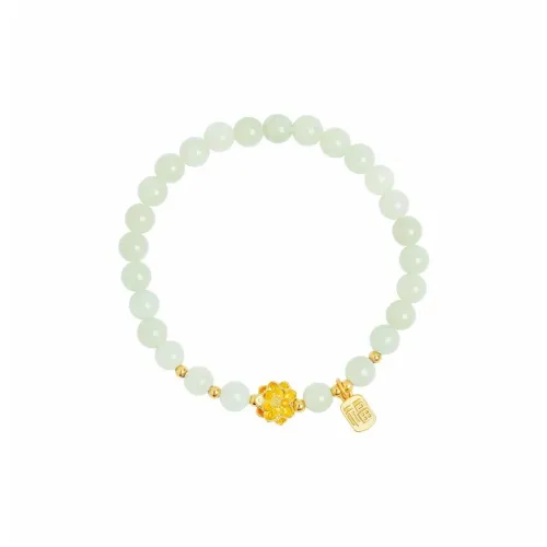 LIU GUI FU JEWELRY Hetian Jade Bracelets Green Jade Women's