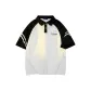 White Body with Black Sleeves