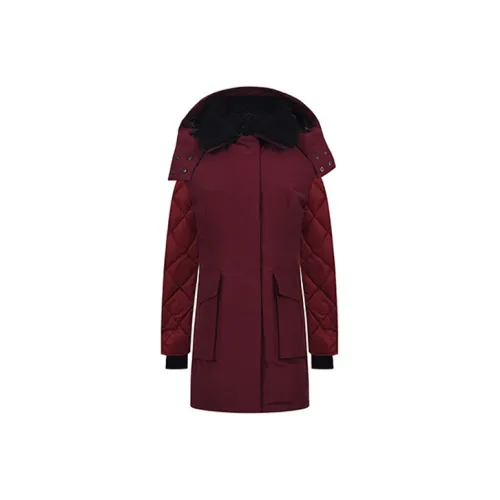 Canada Goose Elwin Series Down Jacket Women's Burgundy