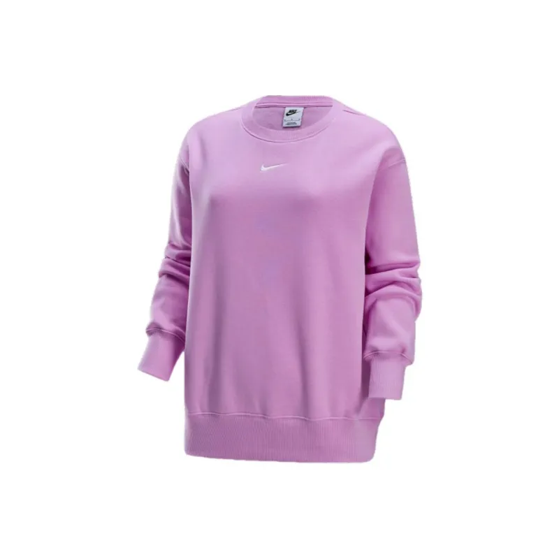 Nike Sportswear Phoenix Fleece Sweatshirt Women's High-End Pink-0