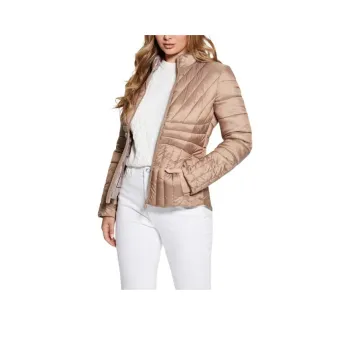 GUESS Eco Valeria Puffer Jacket Jackets Coats Women's Beige