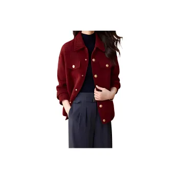 Mapping Jackets Coats Women's Burgundy