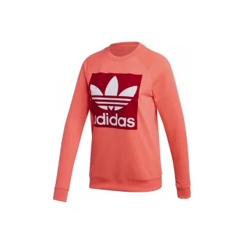 Adidas Originals TREFOIL CREW Sweatshirt Women's Shimmery Red