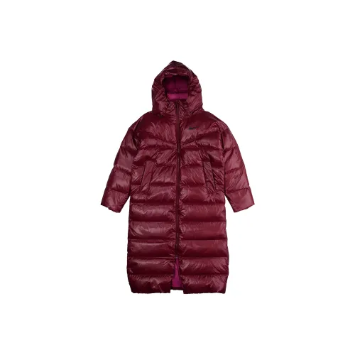 Nike Down Jackets Women's Maroon