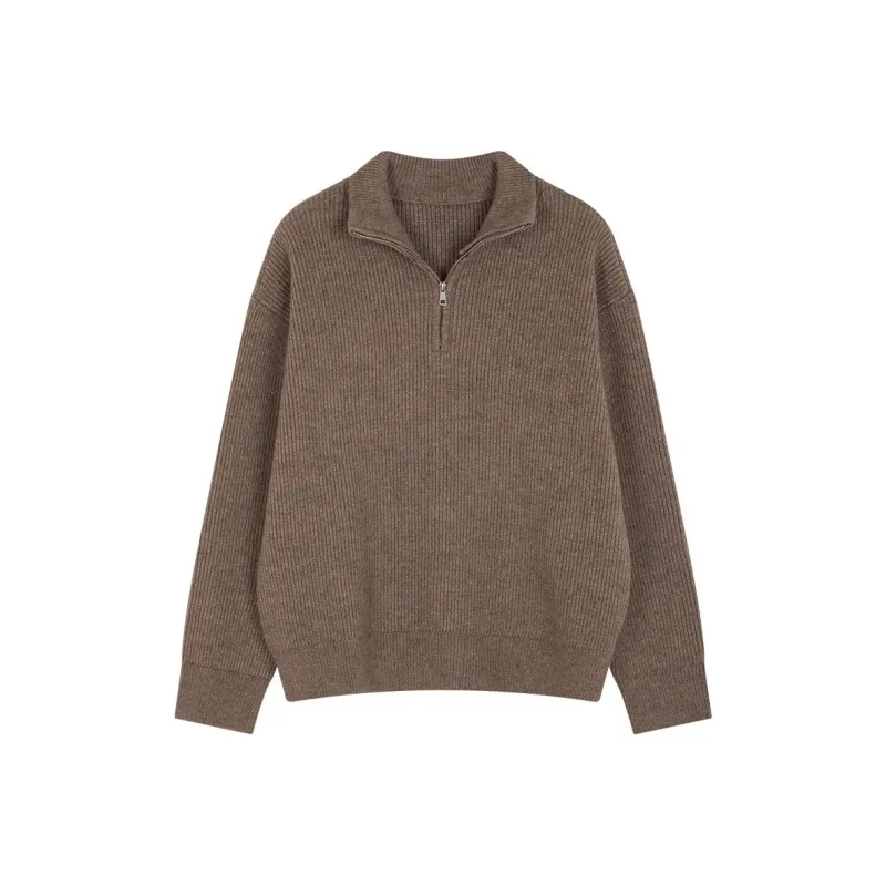 IHIMI Knitwear Women's Light Coffee-0