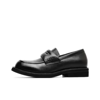 Angelmi Loafers Low Heel Men's Black