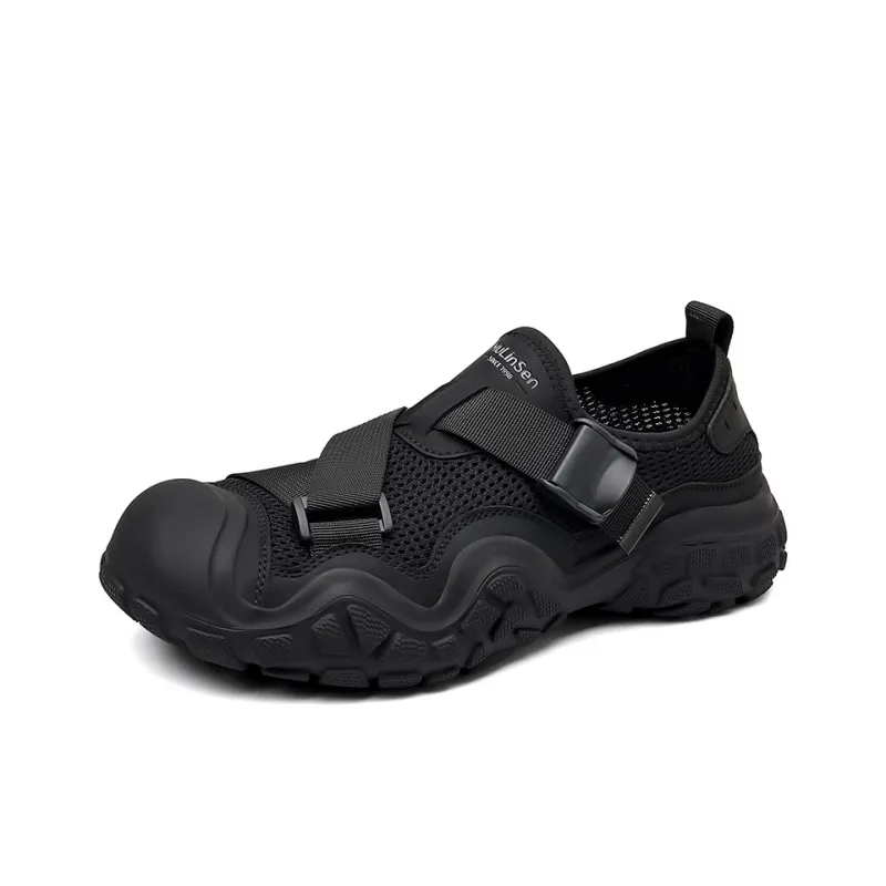 Mulinsen Slip Resistant, Abrasion Resistant, Breathable Low Top Casual Shoes Men's-0