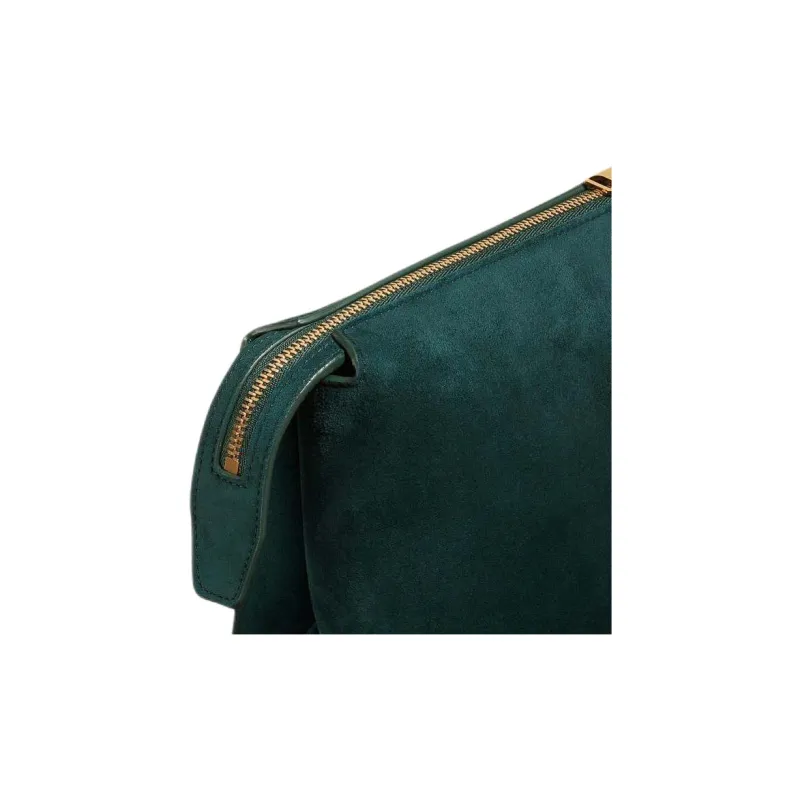 KHAITE Calfskin Clutch Women's British Green-4