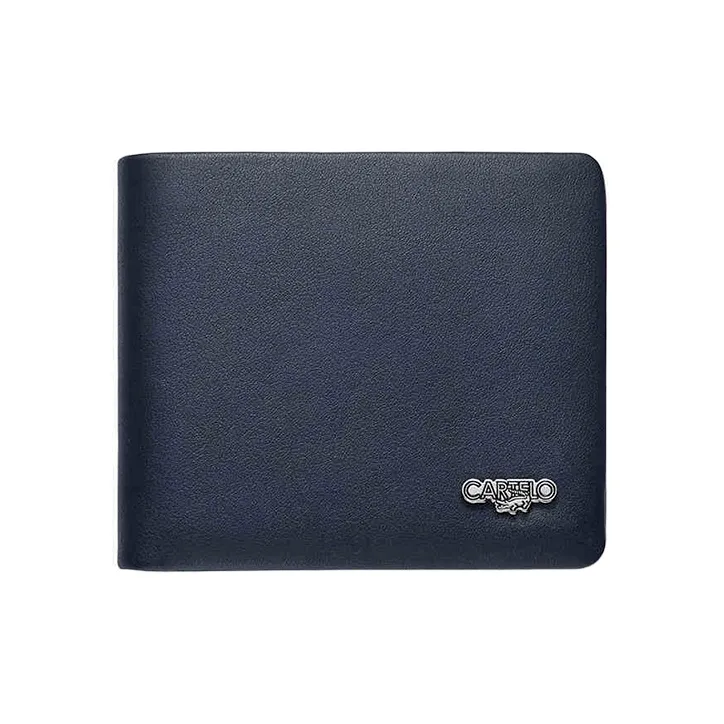 CARTELO Cow Leather Wallet Men's Black-4