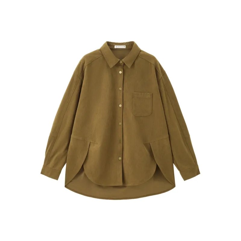 UNIQLO Shirt Women's Congo Yellow-0