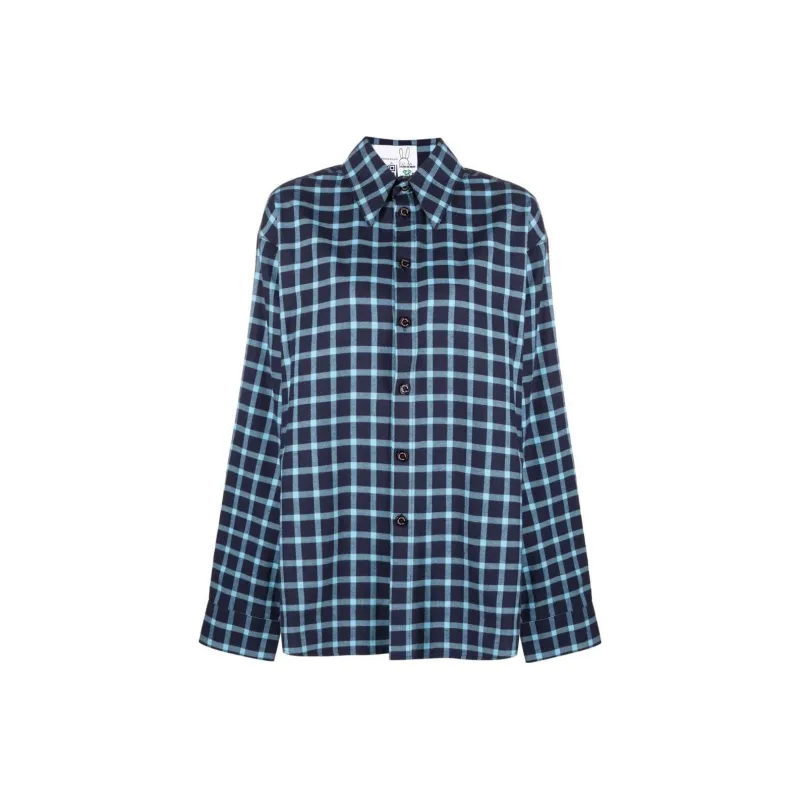 NATASHA ZINKO Check-print Oversized Shirt-0