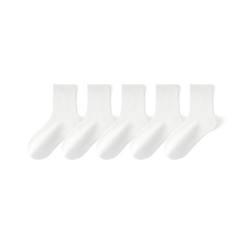SHIWAJI Mid Calf Socks Men's 5 Pack-0