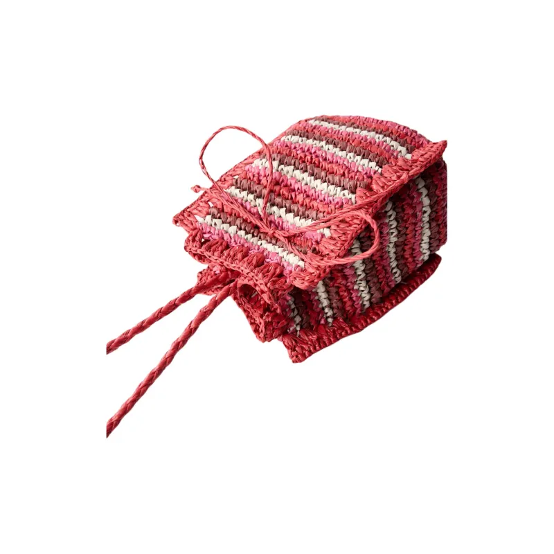 ZARA Polypropylene Fiber Crossbody Bag Mini Kids' Red-4