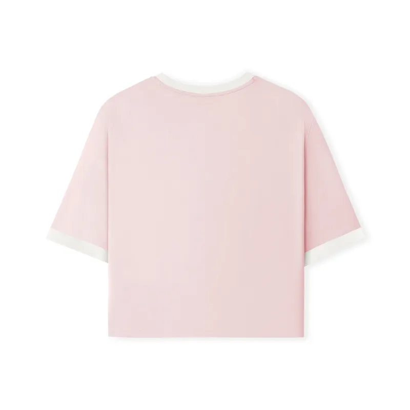Skechers T-Shirt Women's Nude Pink-1