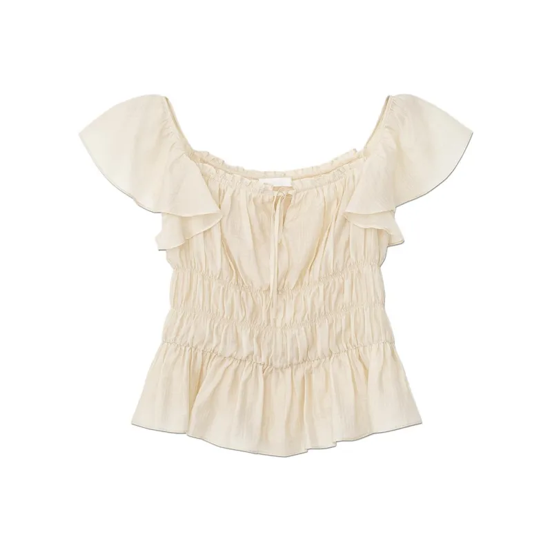 MUNJOUR Chiffon Shirts Women's-0