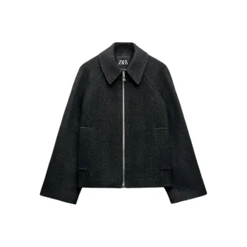 ZARA Jackets Coats Women's Gray