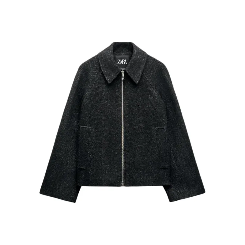 ZARA Jackets Coats Women's Gray-0