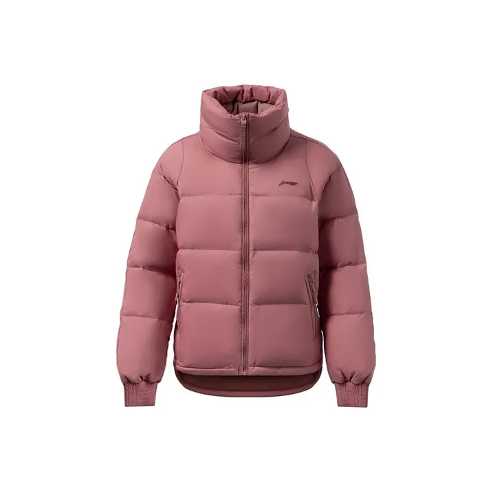 LINING Training Series Down Jackets Women's Withered Rose Red-0
