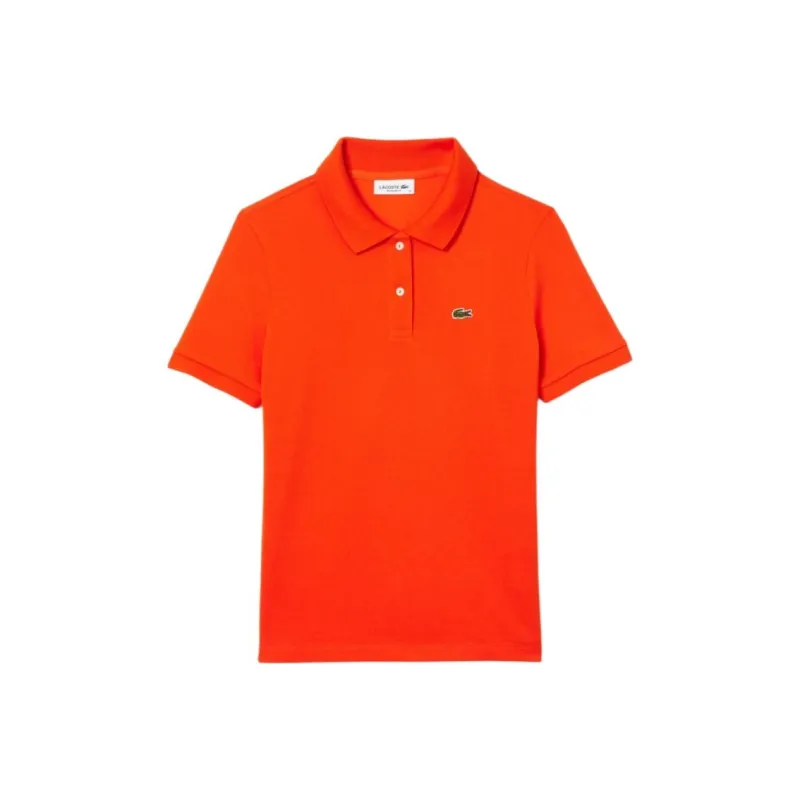 LACOSTE Polo Shirt Women's Dark Orange-0