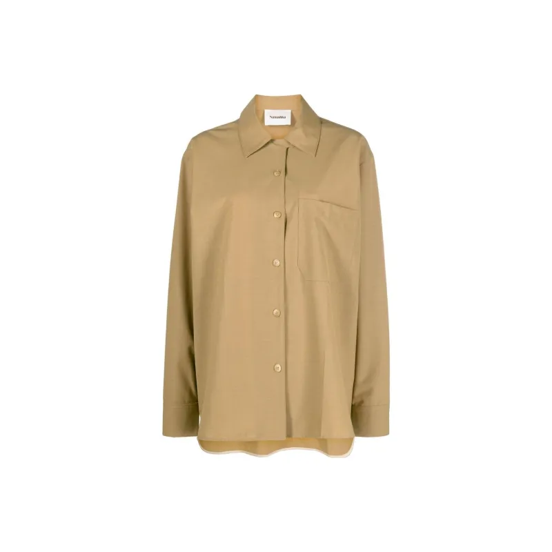 NANUSHKA Classic collar Overshirt-0