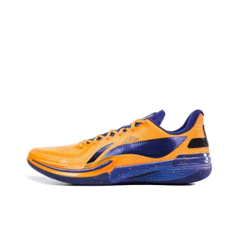 LiNing Gamma Cushioning, Slip Resistant, And Abrasion Resistant Low Top Basketball Shoes Men's Orange