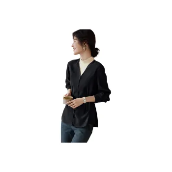 XWI Shirts Women's Black & Beige & White