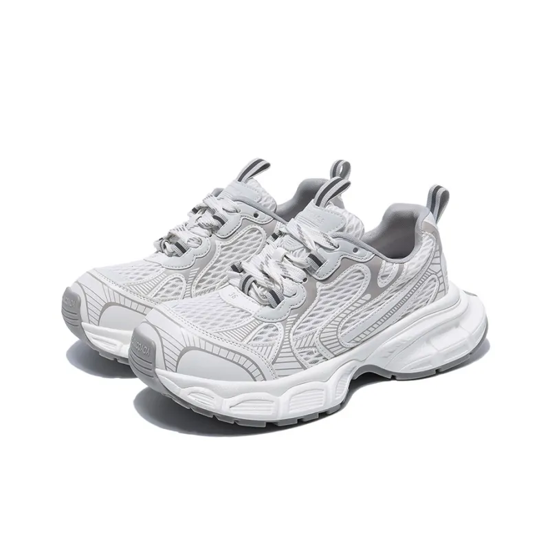 ALI THE FOX Breathable And Lightweight Low Top Chunky Sneakers Women's-1