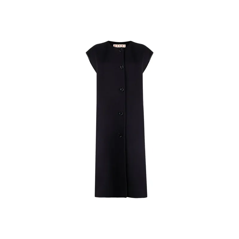 MARNI Sleeveless Button fastening Coat-0