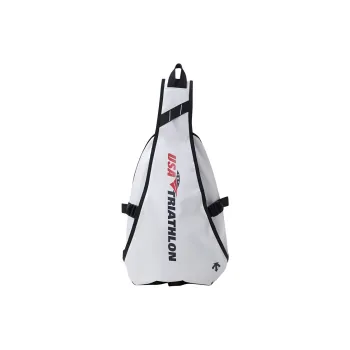 DESCENTE Nylon Sling Bag Unisex White