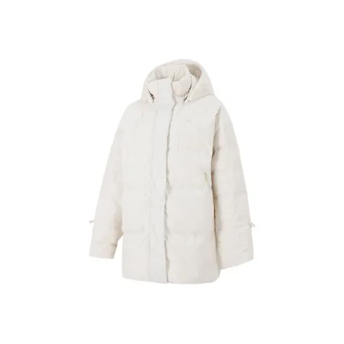 Adidas Originals Clover Series Outfit Down Jacket Winter Women's Ecru