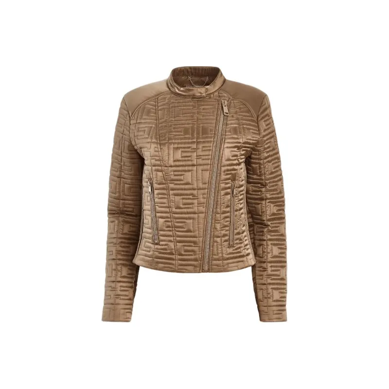 GUESS Marine Quilted Jacket Jackets & Coats Women's Umber-0