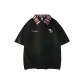 Black Red Plaid Collar