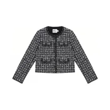 Self-portrait Jackets Coats Women's Black Plaid