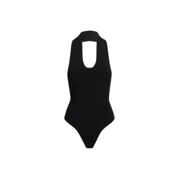 KHAITE PF24 THE TOTO BODYSUIT Bodysuits Women's BLACK/Black