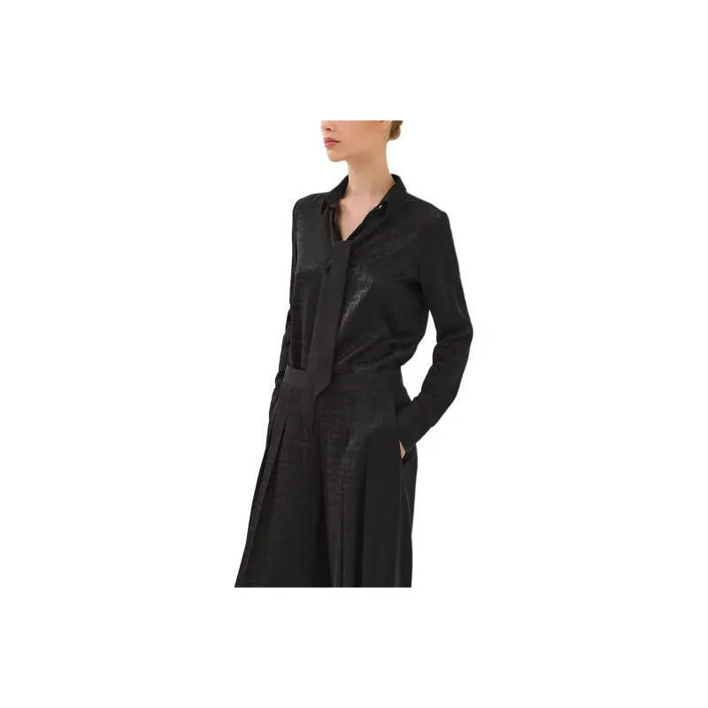 HERMES SS25 Shirt Women's Black-0